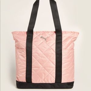 Puma Orbital Quilted Tote Bag Rose Blush Pink